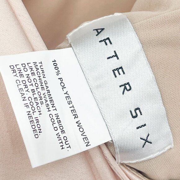 NEW After Six Lux Charmeuse Draped Cowl Back Princess Charmeuse Gown Maxi Dress - Picture 10 of 11